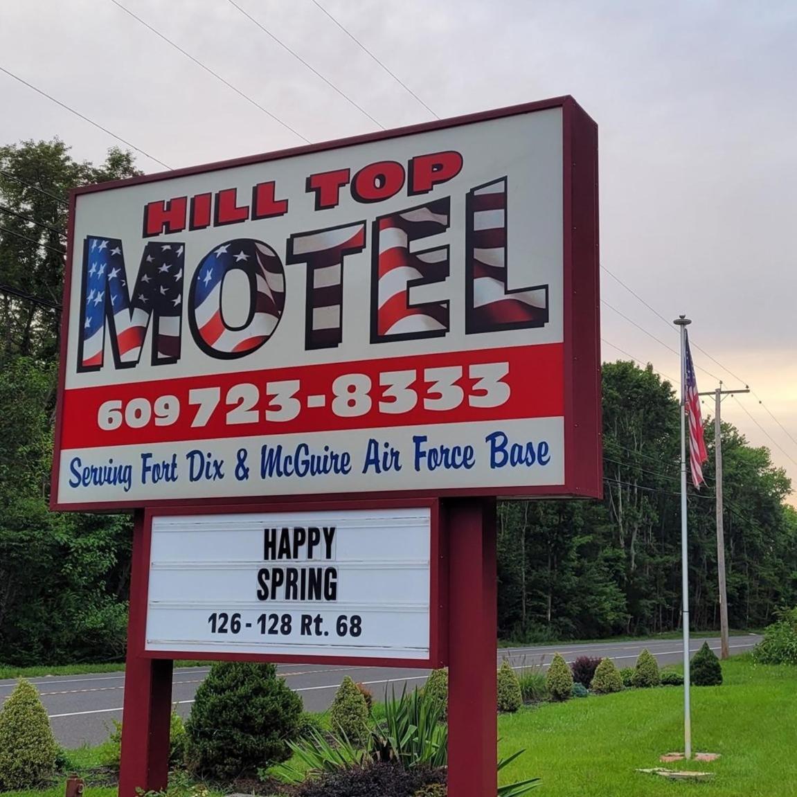 Hill Top Motel Wrightstown Extérieur photo